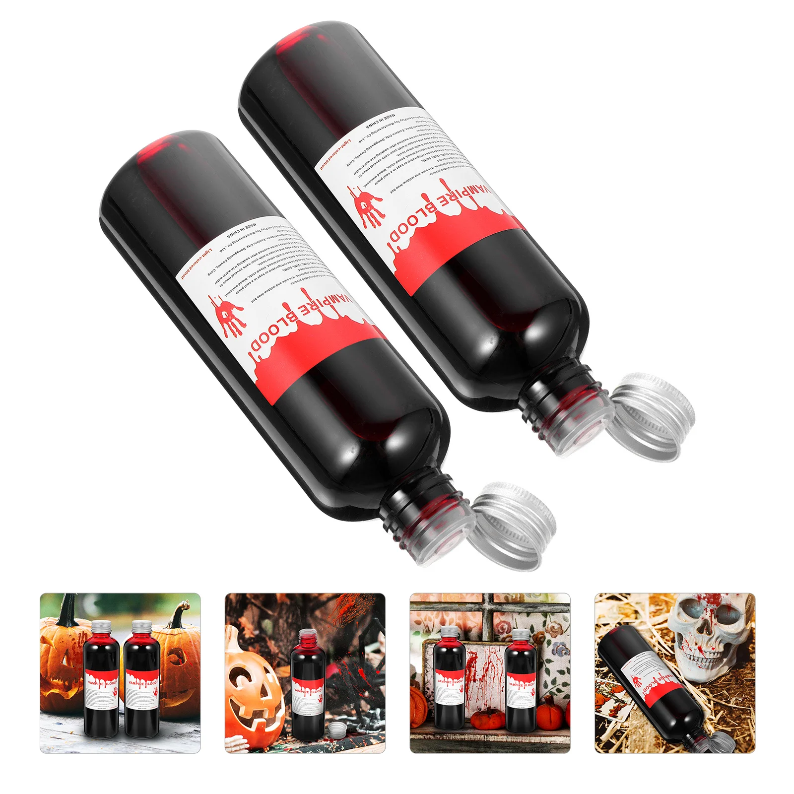 

Vampire False Blood Portable Makeup Bottle Party Plasma Props Theater Supplies