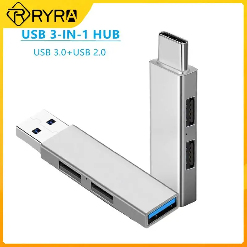 

USB-концентратор RYRA 3,0 с 3 портами, USB-разветвитель, мульти-USB-концентратор 2,0, мульти-расширитель USB 3,0, концентратор для Xiaomi, HUAWEI, аксессуары для ...