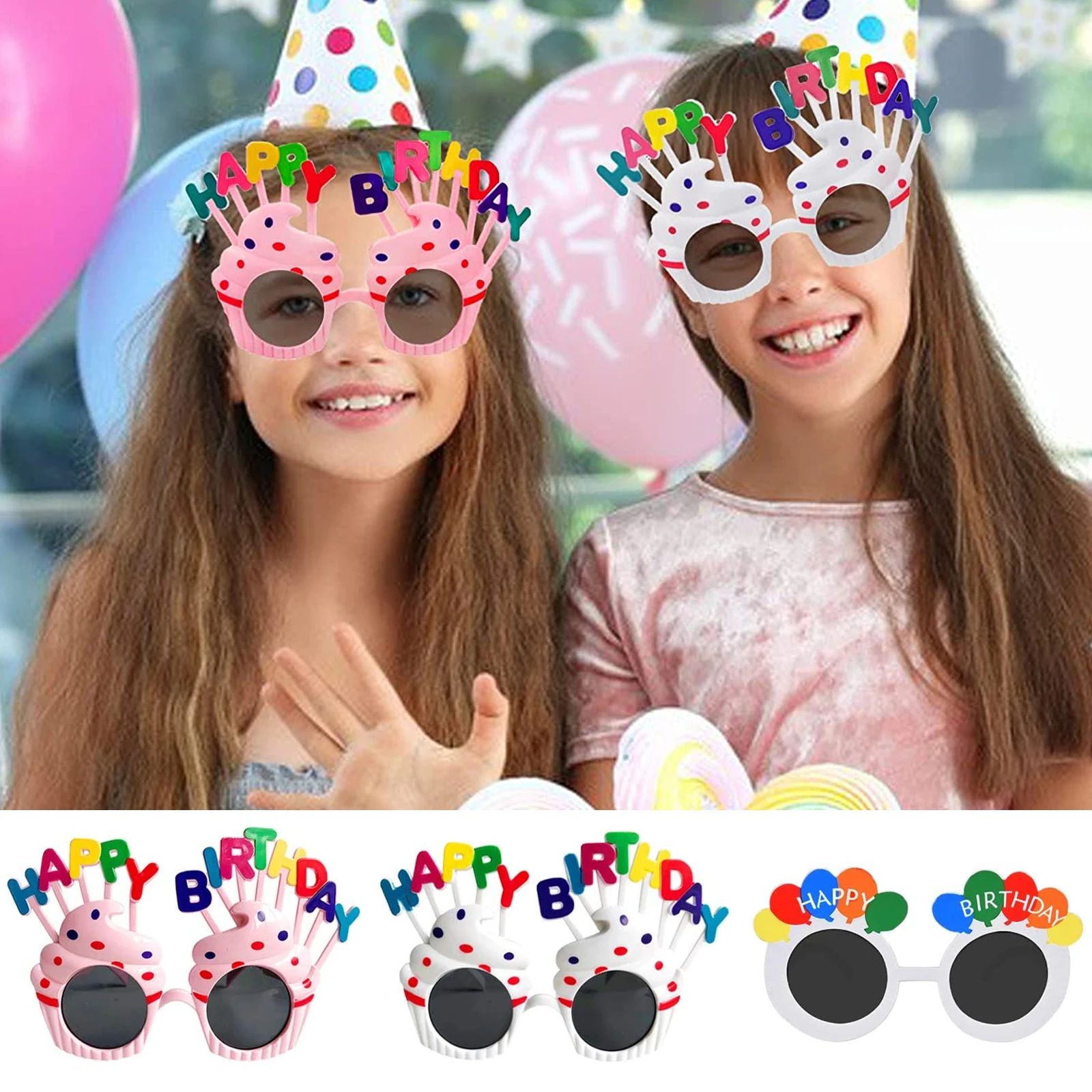 

Забавные очки на день рождения, солнцезащитные очки для пляжа Гавайской вечеринки, для дня рождения, тропический декор, украшение для вечер...
