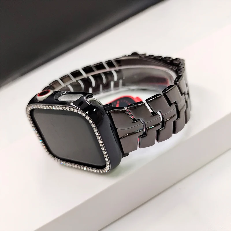 Compatible with Apple Watch Ultra Band 49/45/44/42/41/40/38mm Stainless Steel Wristband Suitable for Apple iWatch Series 8 7 6 5