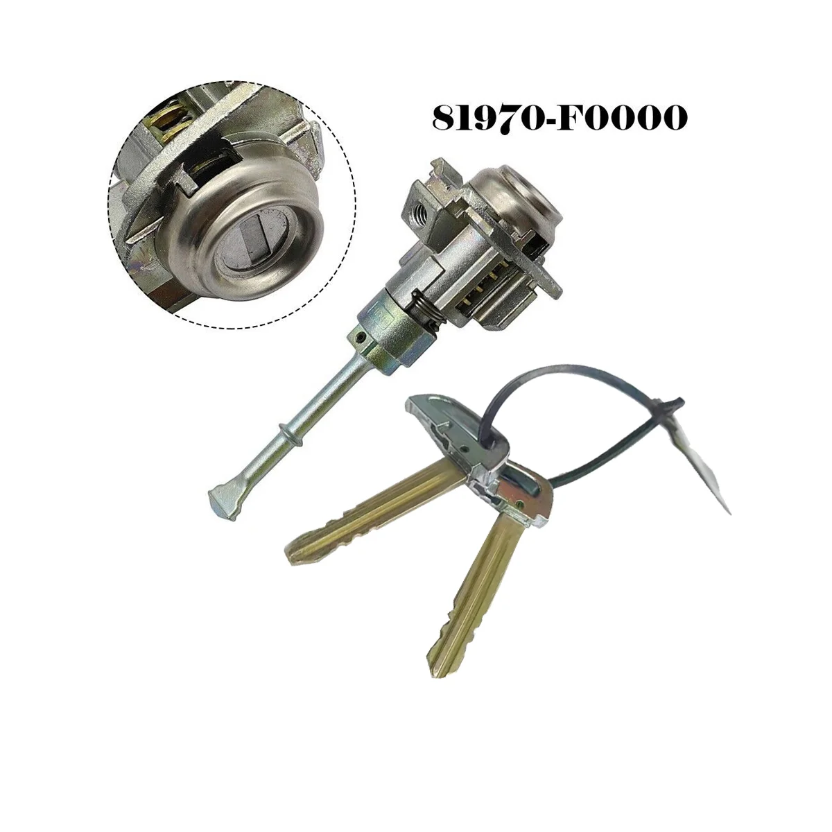 81905-F2260 Автомобильный Дверной замок цилиндр с 2 ключами 81970-F0000 для Hyundai Elantra 2017-2020 ADC