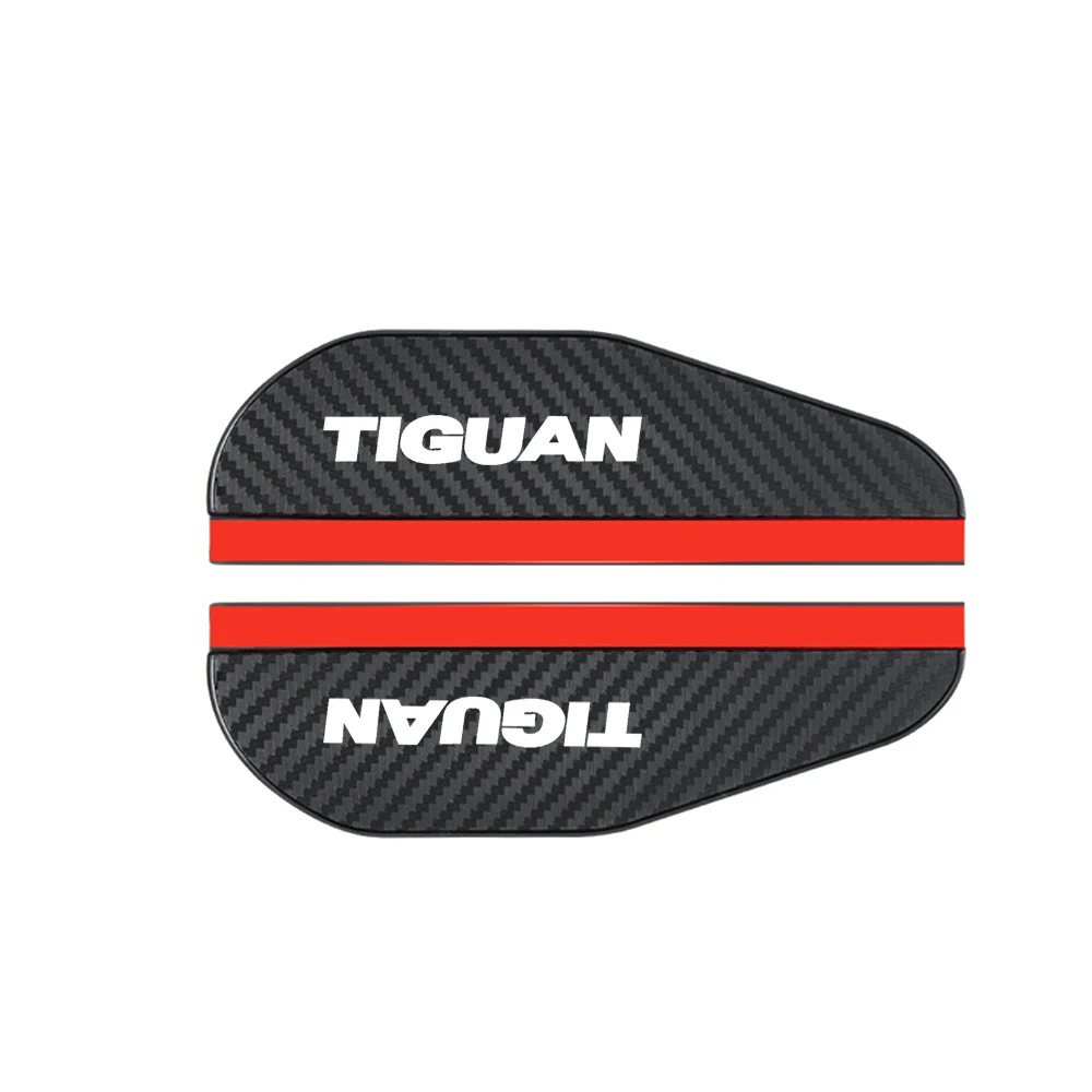 

Автомобильные аксессуары, укрытия для навеса, дождевик для зеркала заднего вида, боковые наклейки из углеродного волокна для автомобиля TIGUAN, аксессуары, 2 шт.