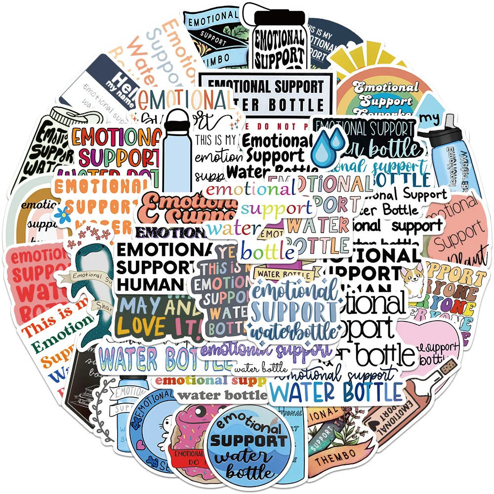 

10/30/50PCS Cartoon Inspirational English Sticker Suitcase Laptop IPad Journal Guitar Phone Case Waterproof Sticker Wholesale