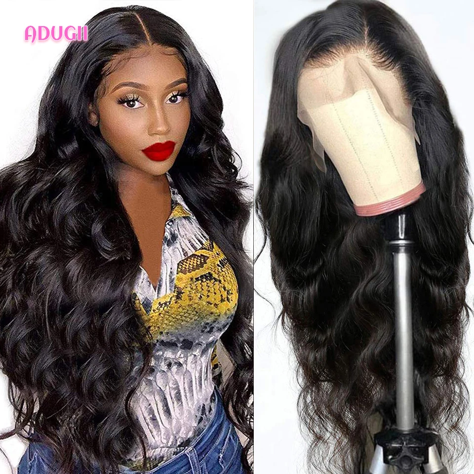 

Парик женский из натуральных волос, плотность 150%, без клея, 4 х4