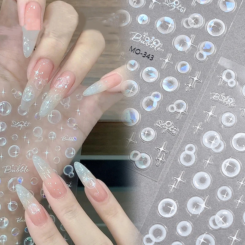 Dream Summer Shell Light Bubble наклейка для ногтей Love Mangxing универсальный рельефный тонкий и