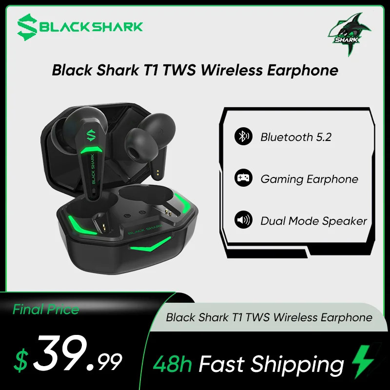 TWS-наушники Black Shark Lucifer T1 с поддержкой Bluetooth и 2-мя режимами | Электроника