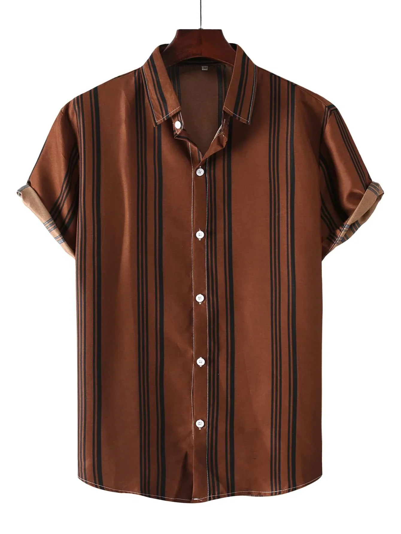 

Men Striped Print Shirt