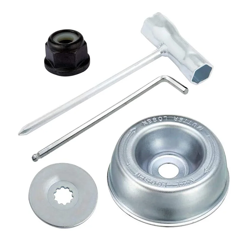 

5 шт., адаптер лезвия для садовой машины, газонокосилки