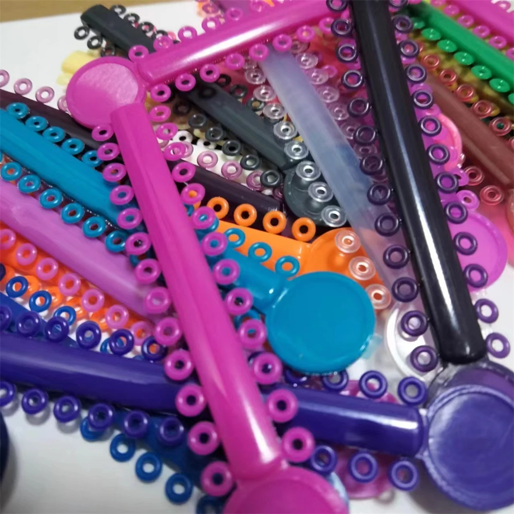 

1040 Pcs/Pack Dental Orthodontics Ligature Ties Elastic Rubber Bands for Brace Dentist Materials Orthodontics Treatment