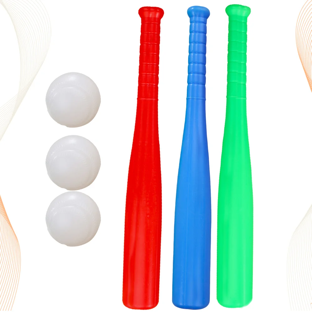 

6pcs Baseball Bat Kids Baseball Children Sports Bats Toddler Sports Games Kids Baseball Game Children Baseball Set