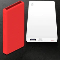 solid color silicone cover protective case dirt resistant design 12000mah cp12s mobile power for huawei glory power bank
