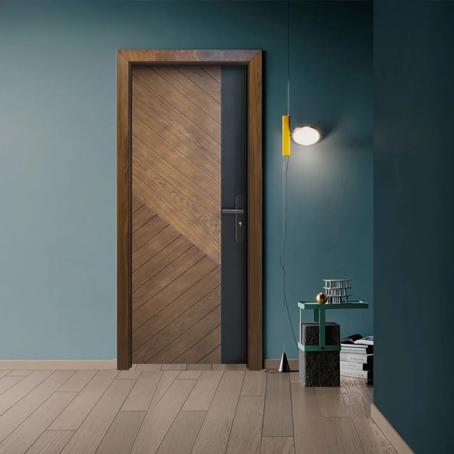 Prettywood современный американский стиль жилой межкомнатная дверь подвесная