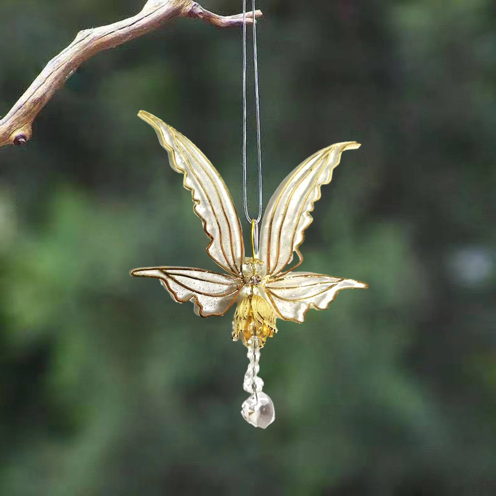 

Angel Butterfly Wings Flying Bird Wind Chimes Garden Art Wings Wind Chime Patio Hummingbird Wind Chime Garden Hanging Decoration