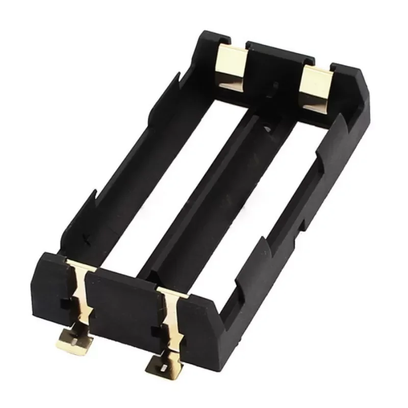 

NEW IN 2x 18650 Series Batteries Holder Box Storage Case Container With Bronze Pins Drop Ship