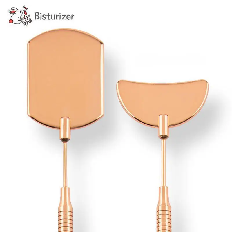 

Зеркало для осмотра ресниц вращающееся зеркало для ресниц из нержавеющей стали в форме сердца квадратный Веерообразный инструмент для красоты