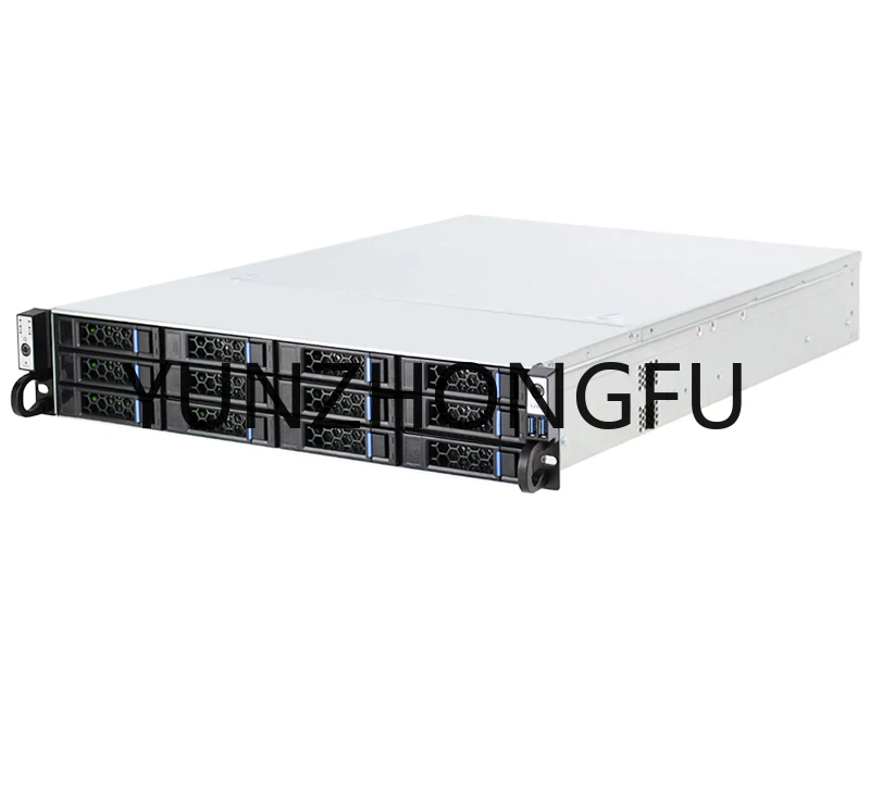 

2U 12 катушек NVME Hotswap Server чехол с 12 HDD лотками и 12G Mini HD SGPIO поставляется с 2 интерфейсами SFF8654 8X дополнительной глубиной 650 мм