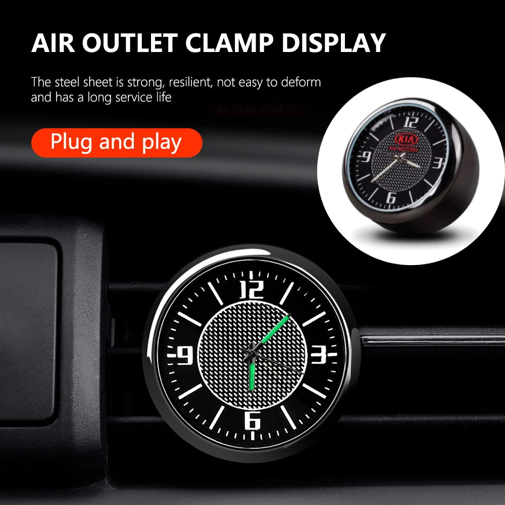 

1pc Ornament Digital Clock Auto Interior Decoration Car Clock Quartz Watch For KIA Cerato Sportage R K2 K3 K5 RIO 3 4 Sorento