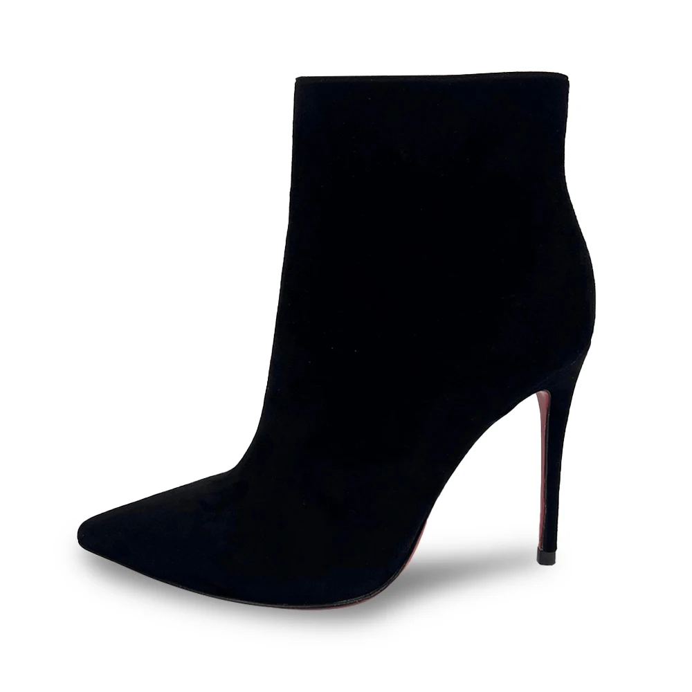 

Women Split Toe Tabi Boots Real Cow Leather Luxury Brand Genuine Leather Ankle Boot Woman Round High Heels Shoes Spike Heels