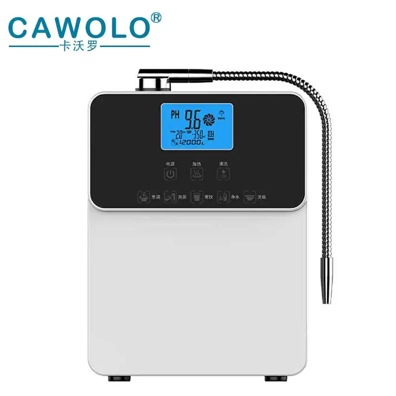 

New Design High ph alkaline water ionizer 11 plates kangan water machine