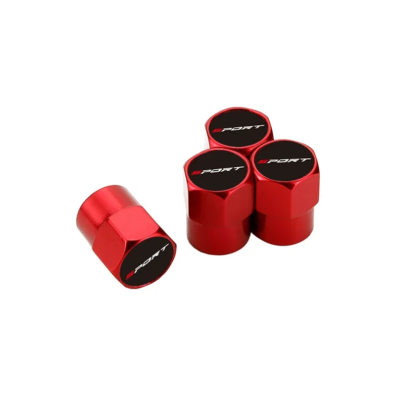 Колпачки клапанов спортивных автомобильных колес для Skoda VRS Octavia A7 Superb 2 Fabia Rapid Yeti