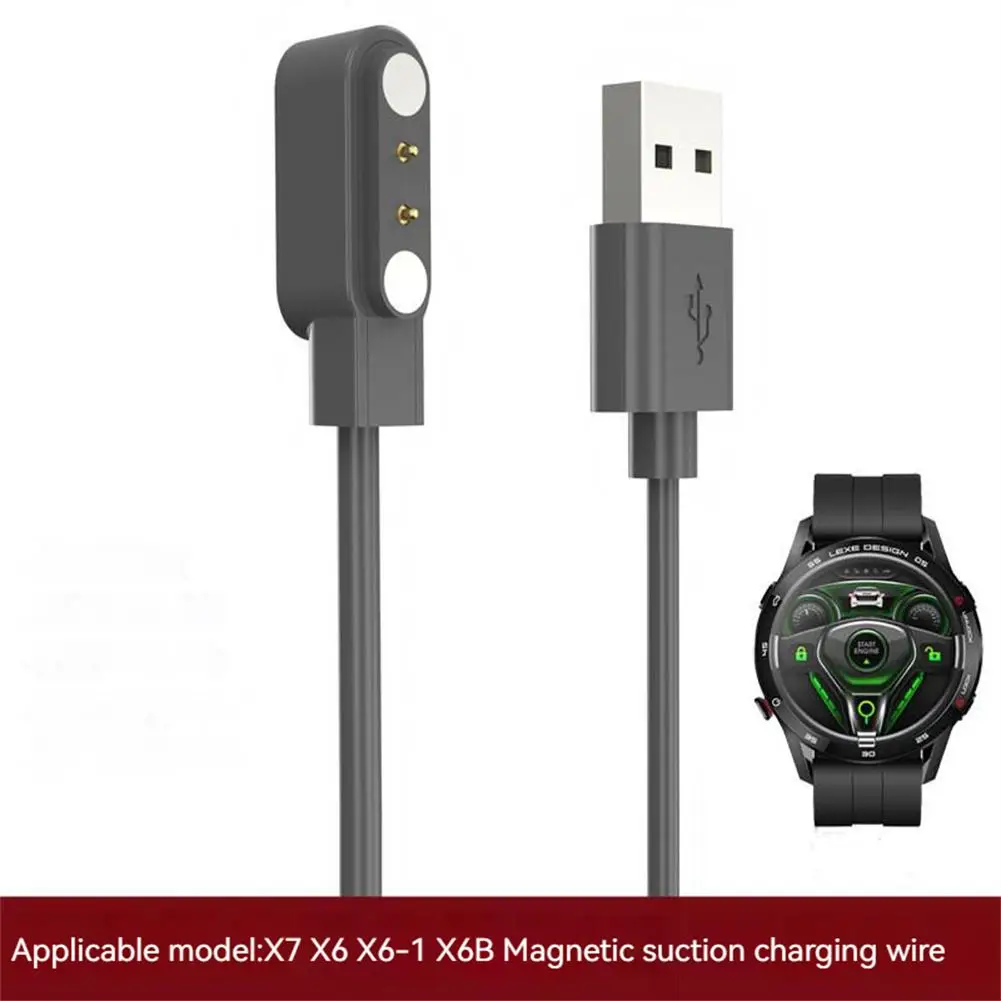 

Магнитный зарядный кабель, зарядное устройство для смарт-часов, совместимое с Lezhi X7 X6 X6-1 X6b, аксессуары для автомобильных ключей и часов