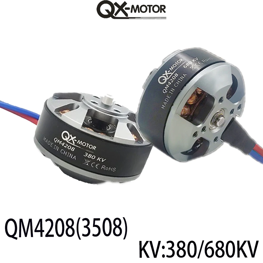 

QX-MOTOR QM4208 3508 Brushless Motor 380KV/680KV CW CCW For DIY RC Multirotor Quadcopter Hexa Drone Accessories