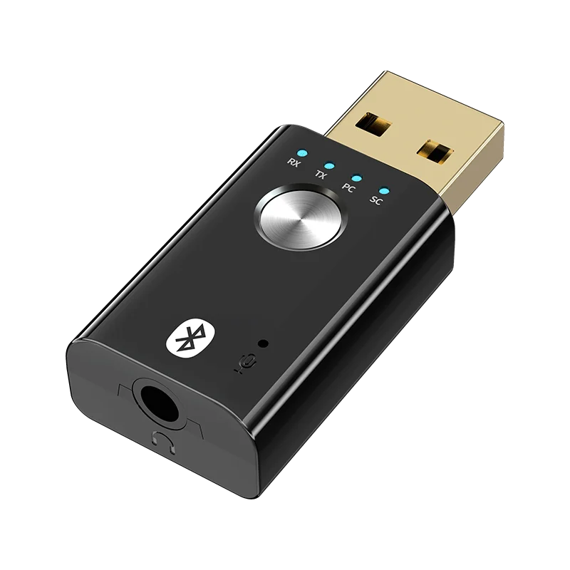 

Аудиоприемник AUX BT с разъемом 3,5 мм, передатчик 4 в 1, беспроводной адаптер USB с Bluetooth 5,0 для автомобильного ТВ, динамика, стерео адаптер
