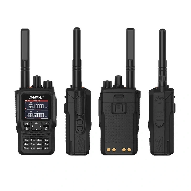 HAM Two Way Radio Bluetooth Program GPS Transceiver 136-520Mhz All Bands FM AM Band Receiver DTMF USB Charge Commercial Intercom