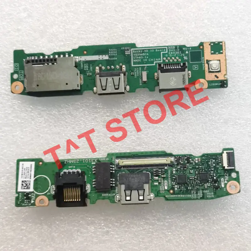 Оригинал для Dell Inspiron 14 5480 5482 5485 5488 кнопки питания USB порт SD кардридер RJ45 плата M1K2R