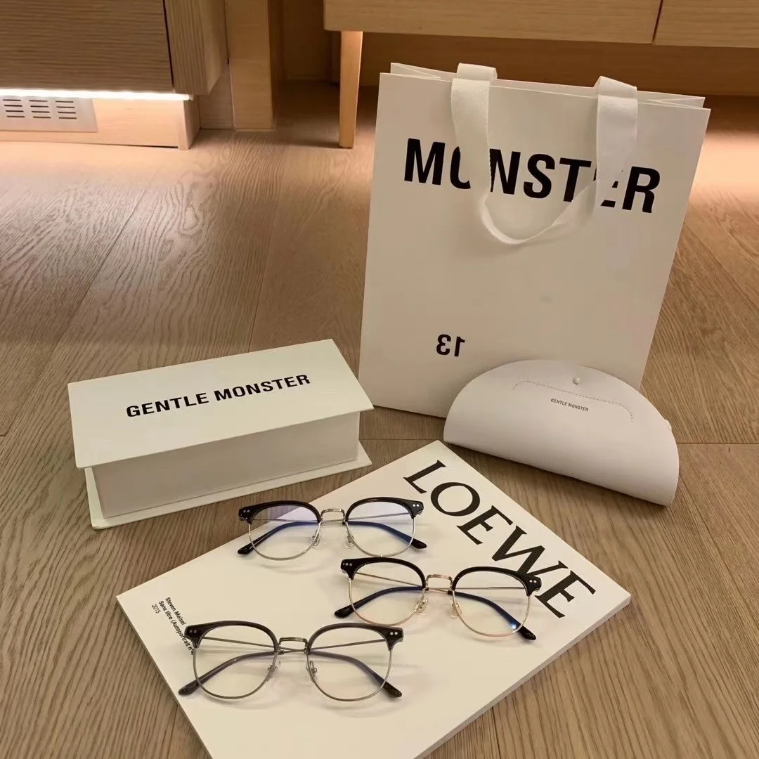 

GENTLE MONSTER GM Korea Prescription Eyeglasses Frame Alio Optical Glasses For Men Women Reading With Box