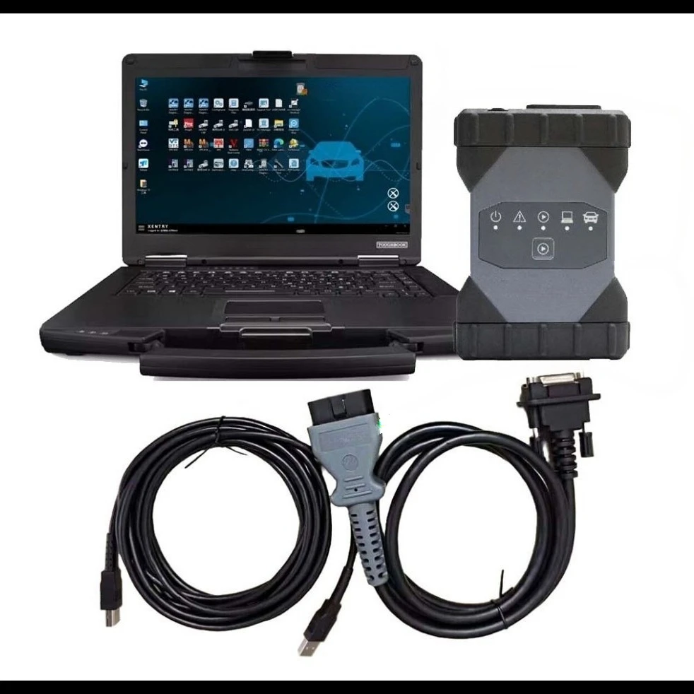 Фото Диагностический инструмент CF53 Laptop V-CI DoIP для Das Wis Epc Multiplexer: полная комплектация для диагностики автомобилей №1
