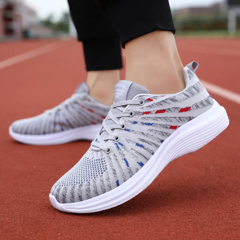 

Men's Casual Shoes Lace-Up Men Shoes Lightweight Breathable Outdoor Running Sneakers Male Tennis Platform Walking Shoes 2022