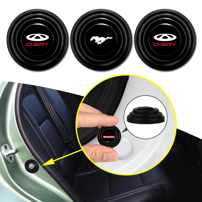 

4pcs Car Door Shock Absorber Soundproof Buffer Protect Stickers for Changan Cx70 Cs15 Cs35 Plus Cs55 Hunter Alsvin Accessories