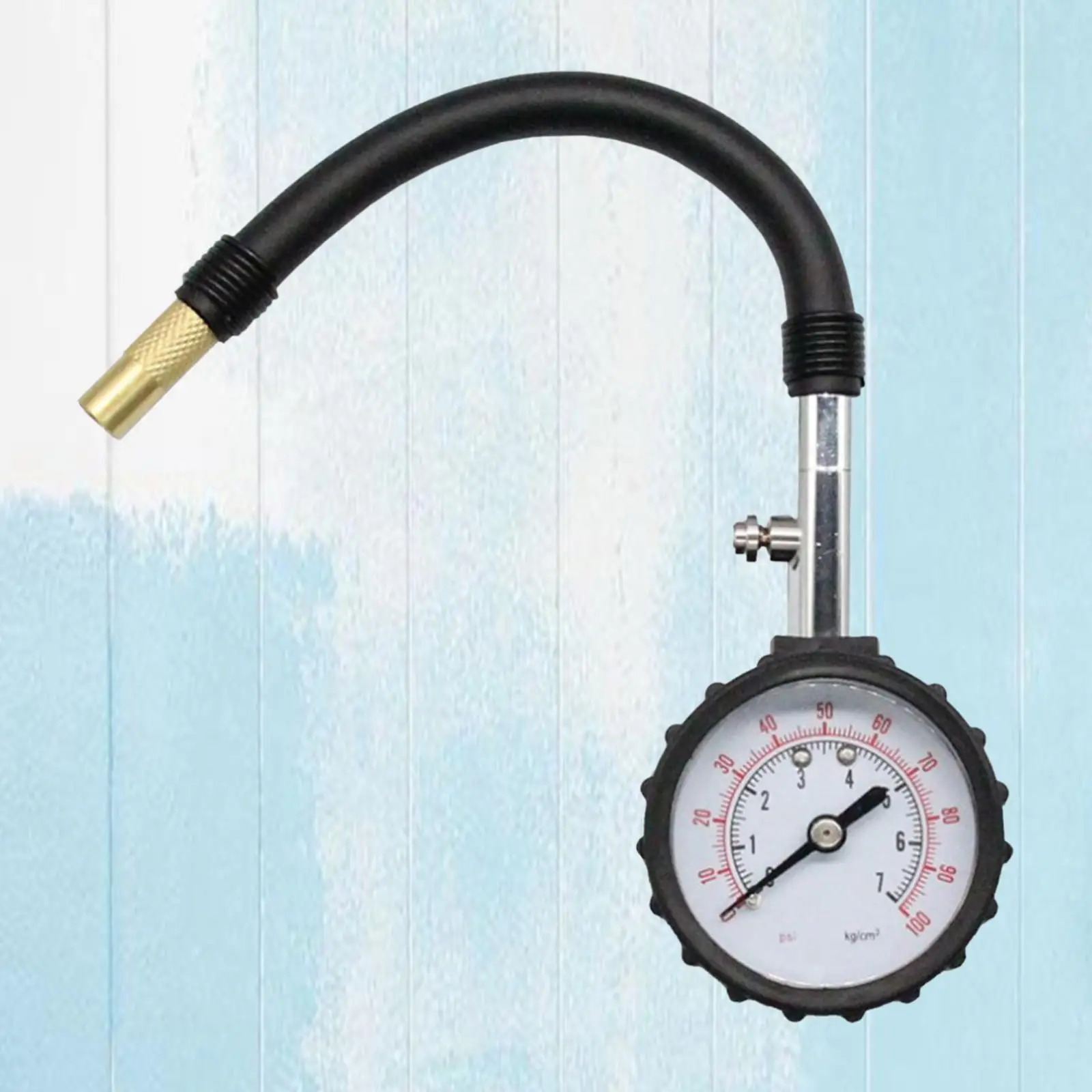 

Tire Gauge 0-100 PSI - Tire Pressure Gauge for Truck, Car, Motorcycle, ATV, and SUV with Flexible Air Chuck