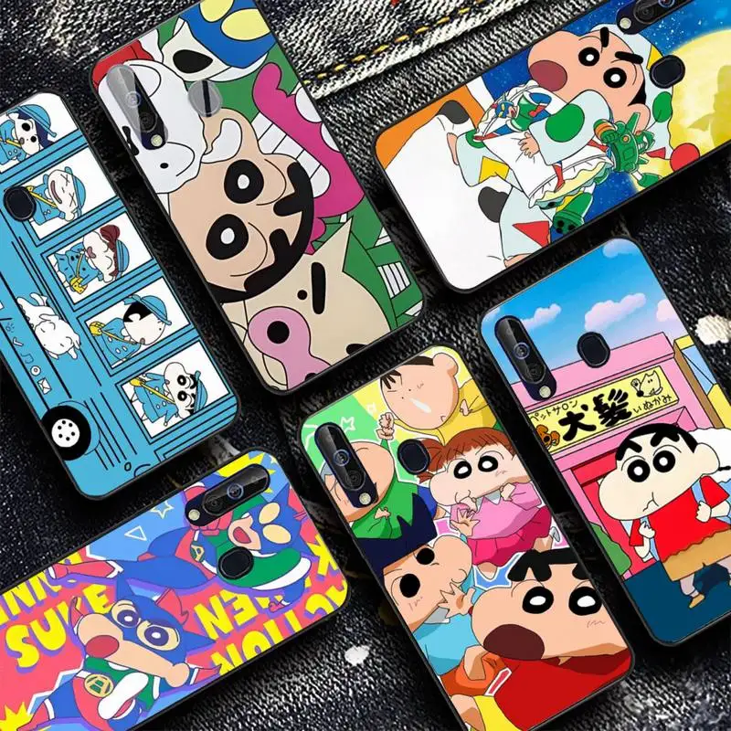 

BANDAI Crayon Shin-chan Phone Case for Samsung Galaxy A 51 30s a71 Soft Silicone Cover for A21s A70 10 A30