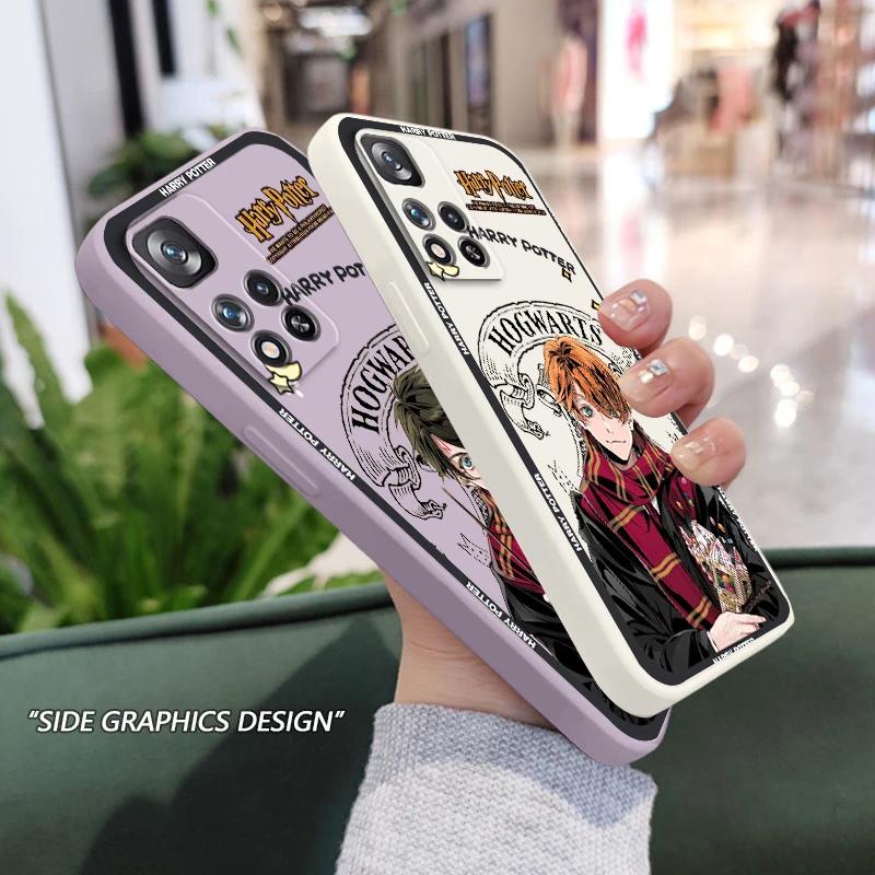 

Harries Wand Potters Fashion Liquid Rope TPU Cover Phone Case For Xiaomi Redmi Note 11 11S 11T 10S 10 9S 9T 9 8T 8 Pro Plus 5G