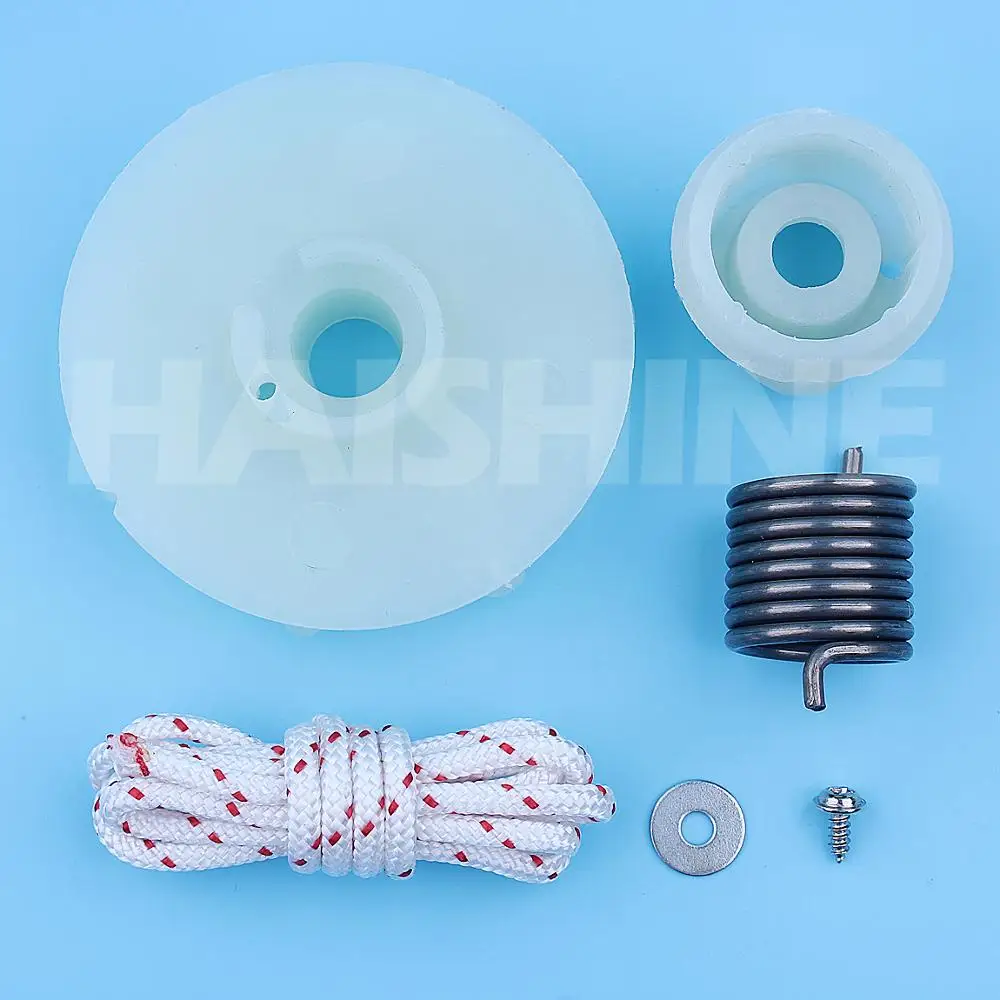 Recoil Starter Pulley Hub Spring Repair Kit For Husqvarna 136 137 141 142 235 236 240 235e 236e 240e Chainsaw Replacement Parts