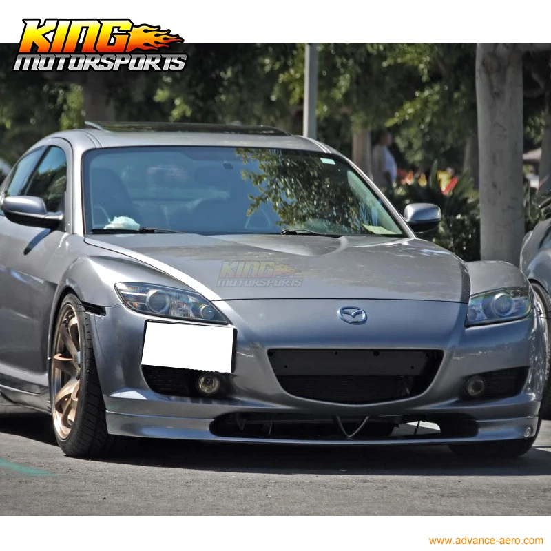 Подходит для 04-07 MAZDA RX8 OE стиль передний бампер спойлер Боди Комплект JDM PU |