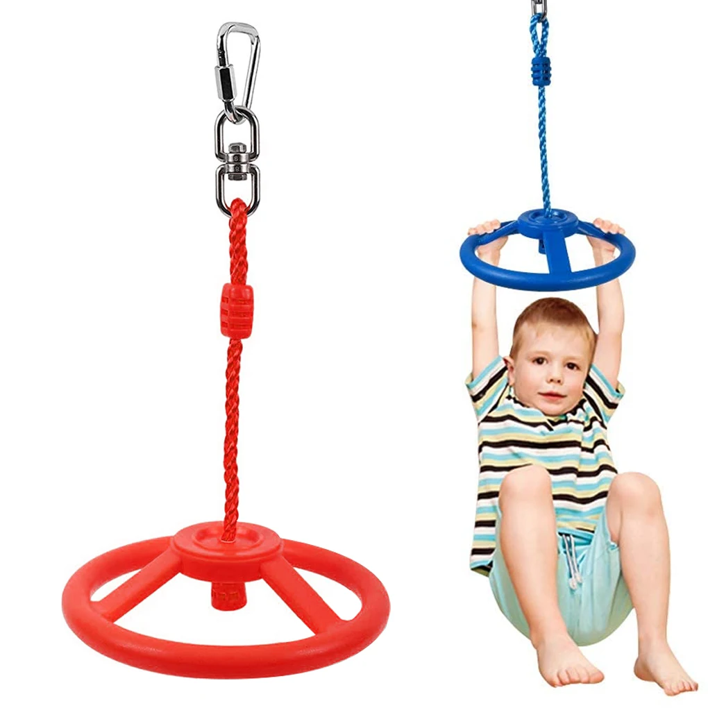 

Steering Wheel Swing Hanging Portable Climbing Rope Buckle Kit Children