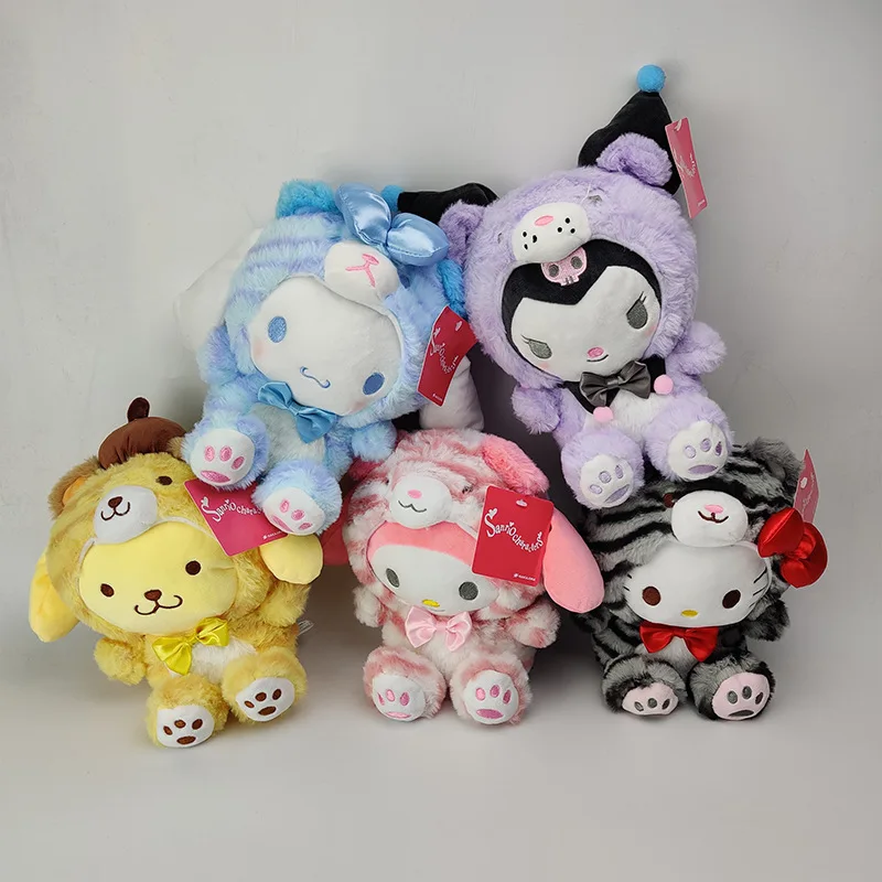 Брелок Sanrio Cinnamoroll Hello KT Коты Плюшевые Куклы Kawaii My Melody Kuromi Purin аниме Мультяшные