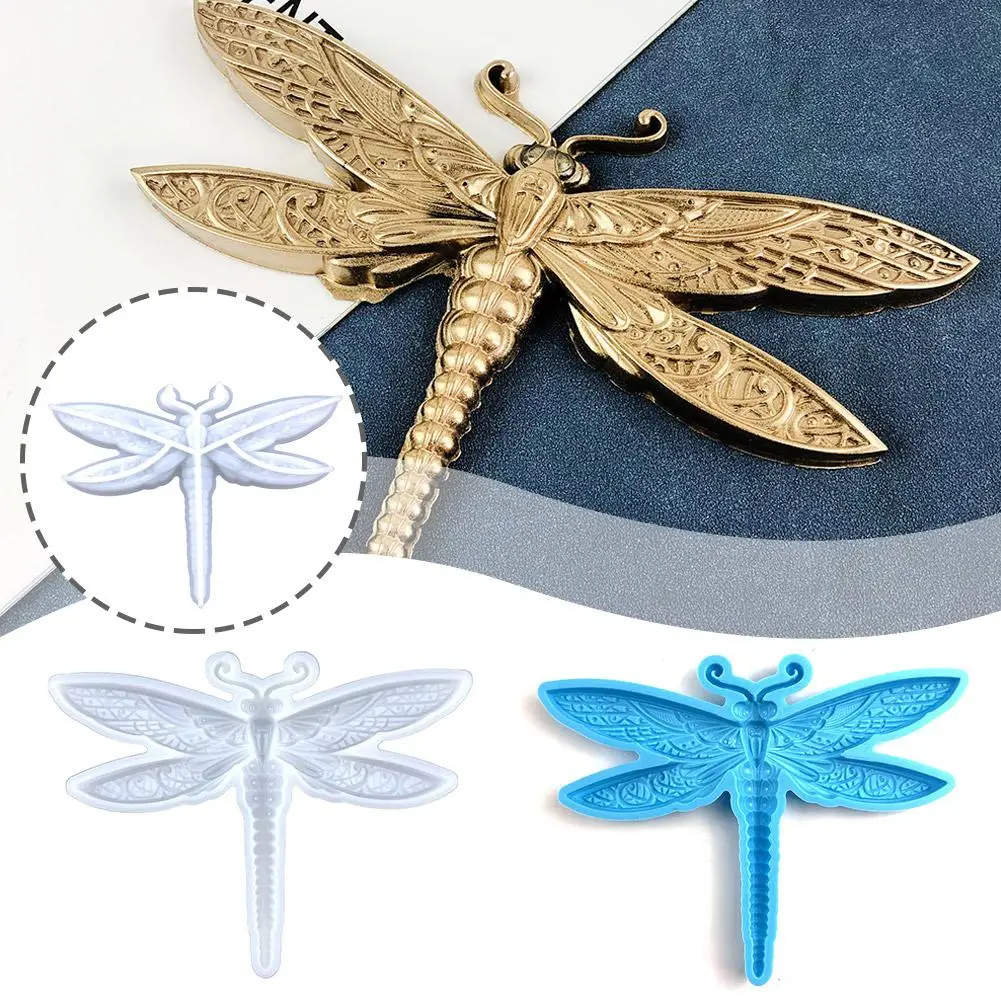 

DIY Dragonfly Ornament Silicone Mould Crystal Resin Tools Handicraft Handmade Decoration Making Mold Craft Desktop Home Cas B5Q3