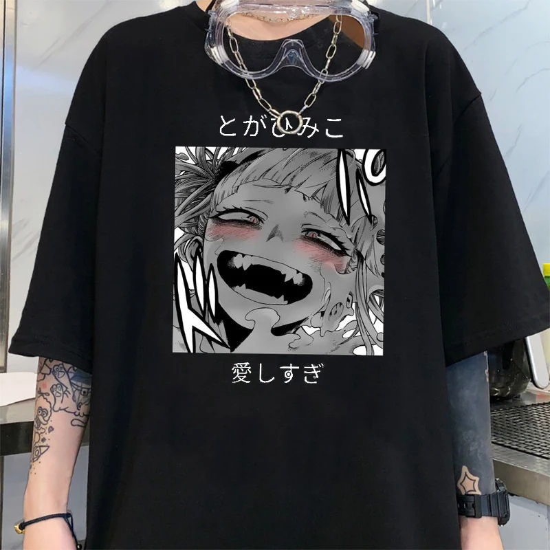 

Women T Shirts Summer Gothic Female Clothing Anime Loose T-shirt Punk Streetwear Ladies Tops Oversized T-shirt Harajuku Clothes