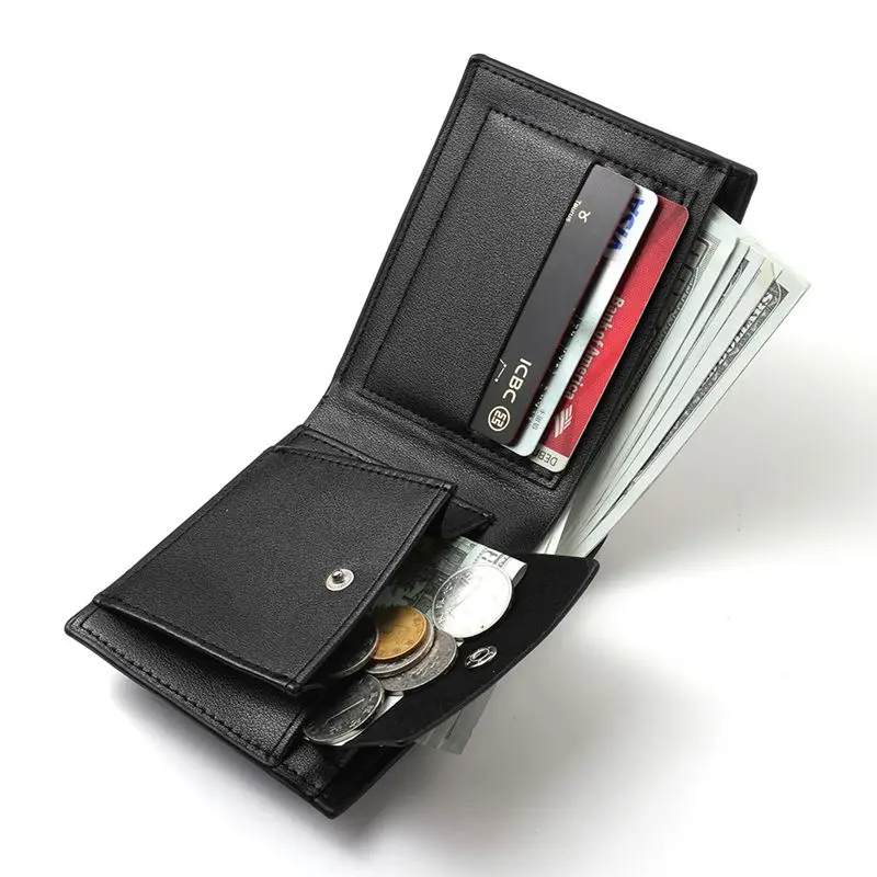 Роскошные мужские кошельки винтажный Кошелек для монет мужской клатч держатель