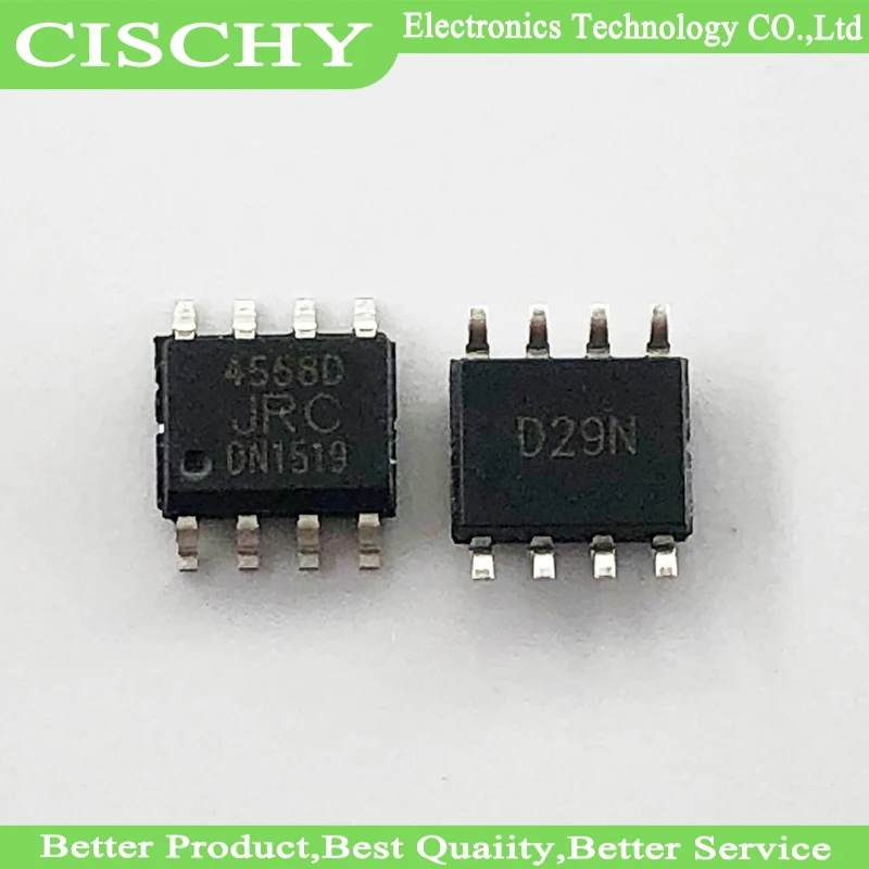 

1pcs/lot JRC4558D SOP-8 NJM4558D SOP 4558 SMD 4558D JRC44558 In Stock