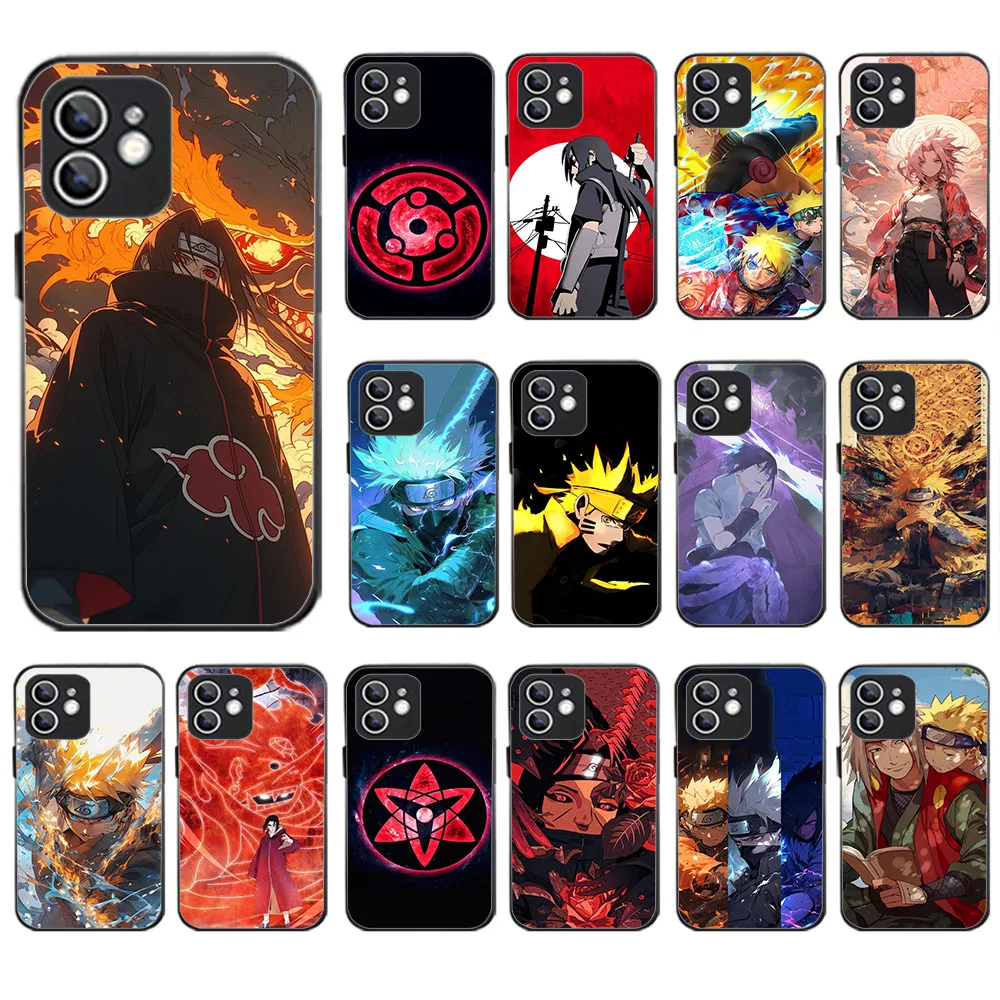 Черный силиконовый чехол для OPPO Reno 2 5 6 7 8 10 Zoom Lite Max WDA-26 N-Narutos Uchiha