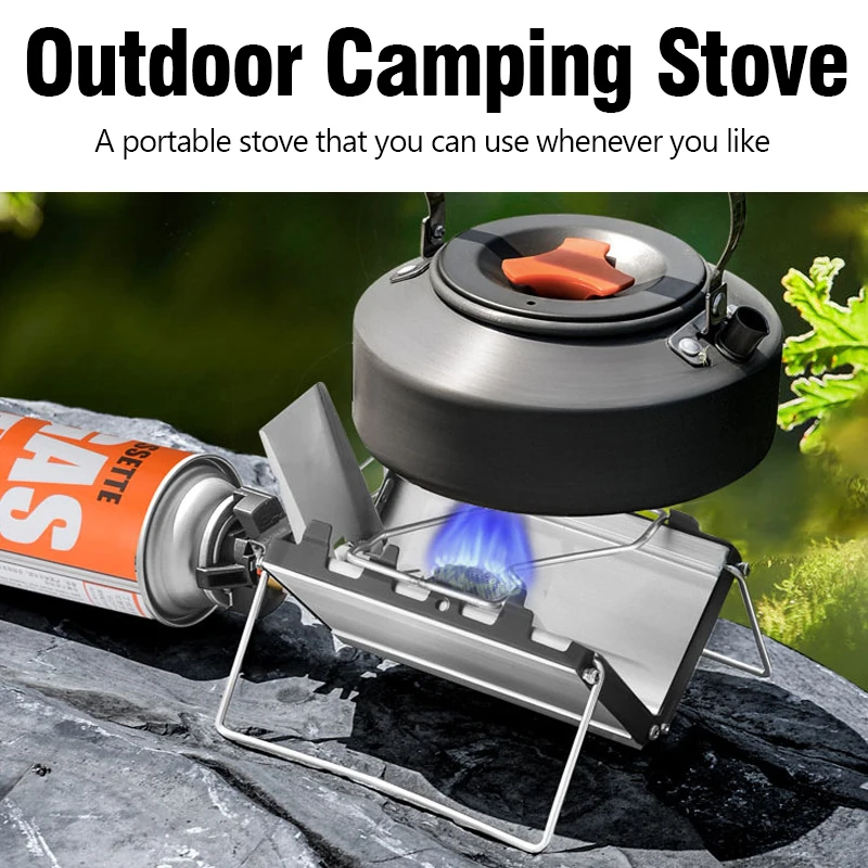 Слитная газовая горелка 2600 Вт плита мини-кассета складная портативная уличная