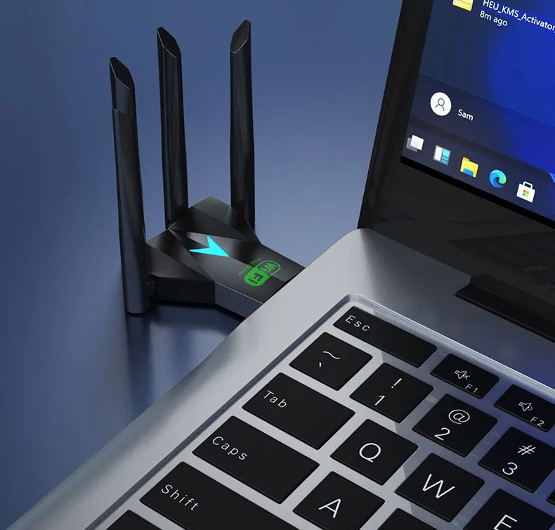 1300 Мбитс Wi-Fi USB-адаптер 5G 2.4G Двухдиапазонный драйвер Бесплатный USB 3.0 Wi-Fi ключ 802.11AC 4 Антенна Беспроводной приемник Аксессуары для ПК (art.: 3920cf4fd7dfb) - 3920cf4fd7dfb