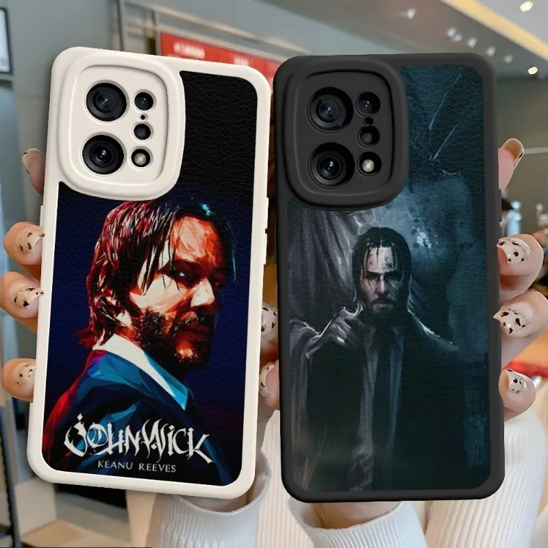 

Чехол для телефона Джон фитиль из овечьей кожи, чехол для OPPO FINDX3 5 Reno 8 6 7 5 A52 A55 A57 A92s A97 A93 96 K10 Pro Plus, чехлы