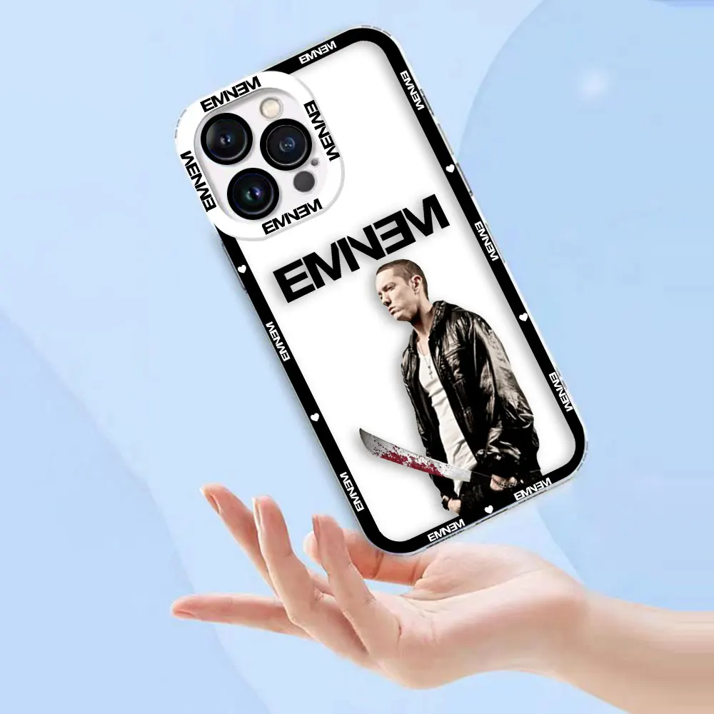 Фото Прозрачный чехол для телефона с изображением рэпера и певца E-Eminem для OPPO A6X A98 A94 A79 A78 A74 A60 A58 A57 A55 A54 A53 A31 A15 A9 A5 A3 A3X A5X №3