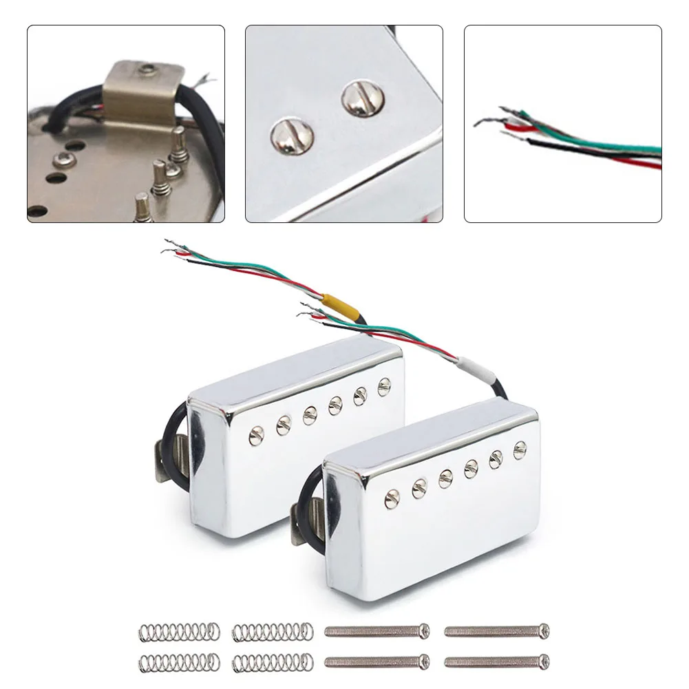 LP гитара Alnico 5Humbucker звукосниматель 4 провода гриф мост Запчасти для электрогитары